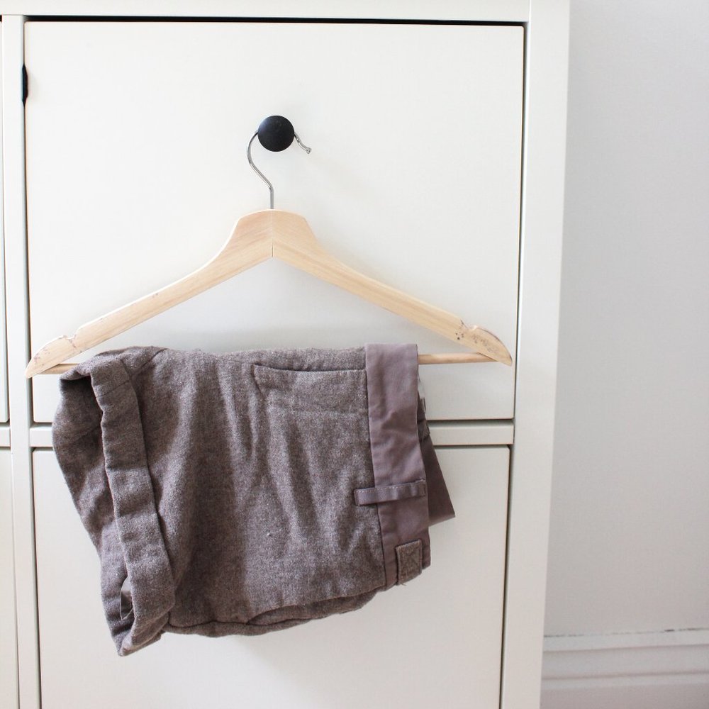 wool shorts